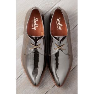 Shellys London Boston Chrome Pewter Oxford